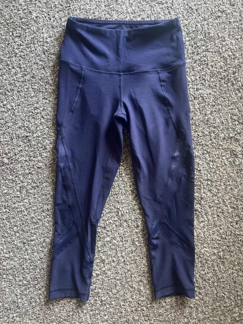 90 Degree By Reflex Navy Blue Leggings XS